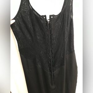 Corset black dress